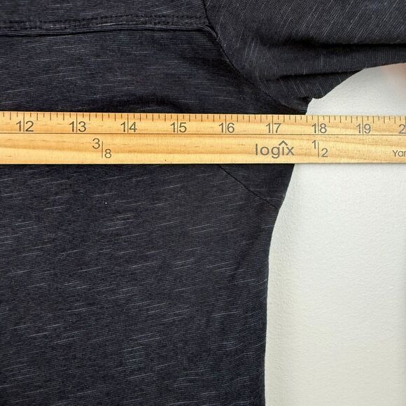 Horny Toad Mini Dress Women's Medium Gray Space-Dye Organic Cotton Blend Basic - Picture 8 of 9